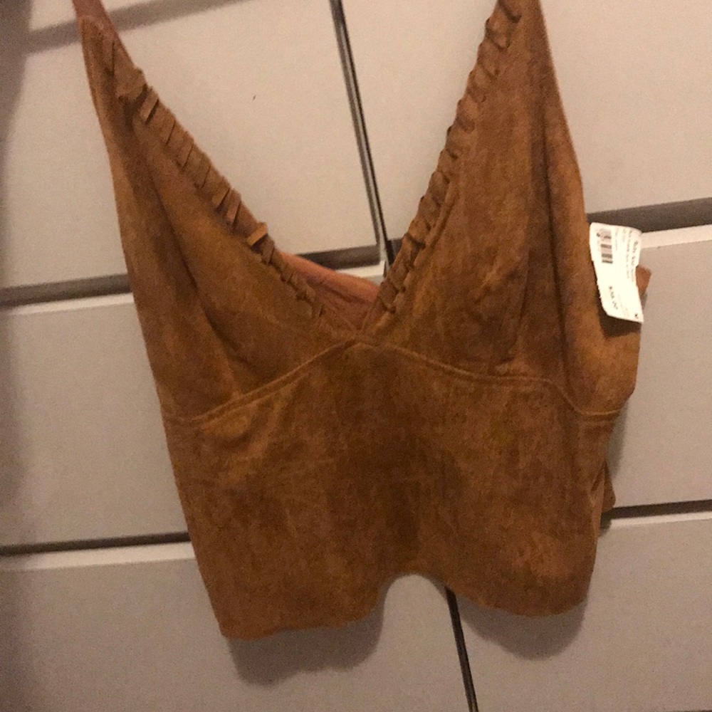 Suade chesnut tank